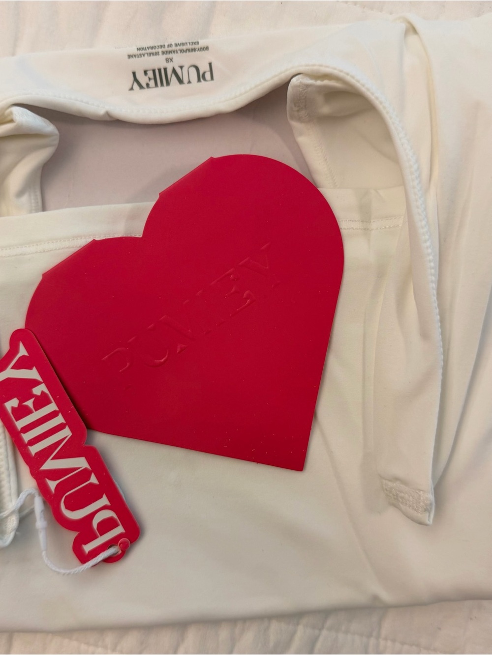 NWT | Pumiey Buttery Soft White Stretchy Tank XS